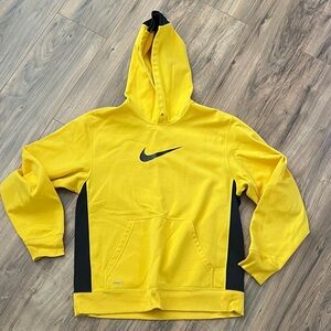 Nike Vibrant Yellow Hoodie with Black Details
